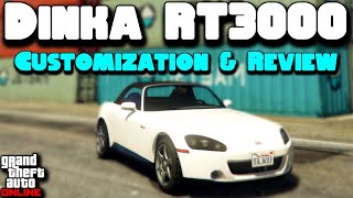 Dinka RT3000 Customization amp Review  GTA Online [upl. by Neellek617]