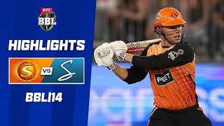 Perth Scorchers v Adelaide Strikers Match Highlights  Match Report [upl. by Eila]