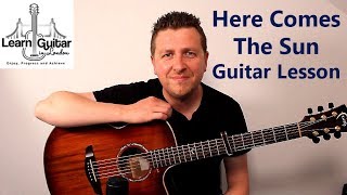 Here Comes The Sun  Acoustic Guitar Lesson  The Beatles  Drue James  Part 1 [upl. by Lemrahs703]