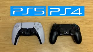 PS5 controller vs PS4 controller  Is it actually better PS5 DualSense controller [upl. by Aseeral]