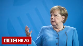 Angela Merkels last trip to Washington after 16 years in office  BBC News [upl. by Yrtnahc]