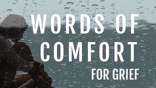 “Words Of Comfort For Grief” Jonathan McKnight [upl. by Mord]