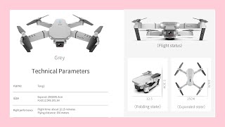 E88 Pro Drone unboxing and setup [upl. by Zashin]