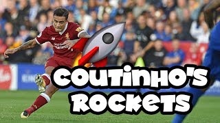 Philippe Coutinhos stunning Premier League goals from outside the box  Pick your favourite [upl. by Ande]