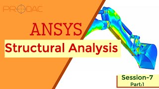 ANSYS Static Structural Analysis Part1 [upl. by Ecirtram]