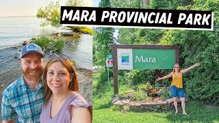 Camping at MARA PROVINCIAL PARK  Ontario Camping  Mara Provincial Park Tour amp Orillia Day Trip [upl. by Neve641]