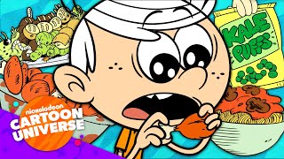 Best Loud Family Dinner Moments FOOD FIGHT 🍝  The Loud House [upl. by Sager]