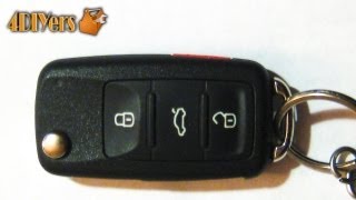 DIY Volkswagen Key Fob Battery Replacement amp Disassembly [upl. by Enirehtac]