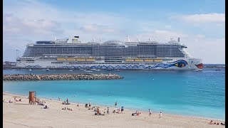 Cruise ship AIDAnova 4K 2019 AIDA Kreuzfahrten [upl. by Horatia]