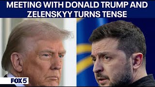 FULL VIDEO President Donald Trumps meeting with Ukraine President Zelenskyy turns tense [upl. by Yehs]