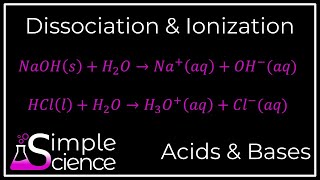 Dissociation and Ionization [upl. by Annoda]