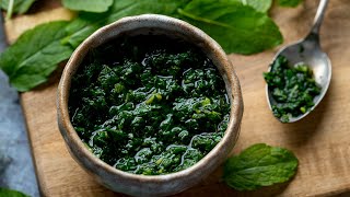 Make your own Homemade Mint Sauce Perfect accompaniment for roast lamb [upl. by Eadrahc418]