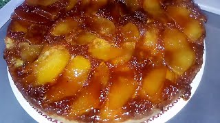 TORTA DE MANZANA INVERTIDA  muy FÁCIL [upl. by Ahsaya541]