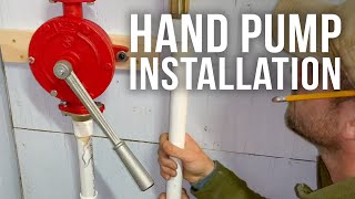 Installing the Excelsior E2 Hand Pump  Manual Well Pump [upl. by Yzeerb]