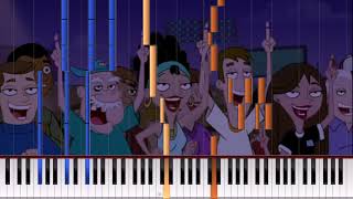 Aglet  Phineas and Ferb Extended Piano Version [upl. by Bourke]