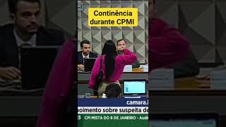 Militar presta continência para Coronel Mauro Cid durante CPMI [upl. by Ruhnke]