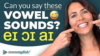 Pronunciation Practice 👄 Difficult Vowel Sounds DIPHTHONGS [upl. by Serg377]