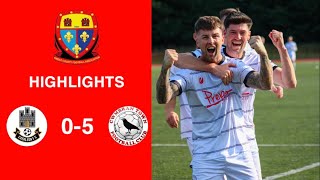 Caerleon 05 Cwmbrân Town  Gwent FA Senior cup  Quarter final highlights [upl. by Carlo]