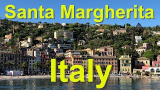 Santa Margherita Ligure Italy people and piazzas [upl. by Avis]