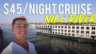 45NIGHT NILE RIVER CRUISE Luxor to Aswan Egypt 🇪🇬 [upl. by Alix331]