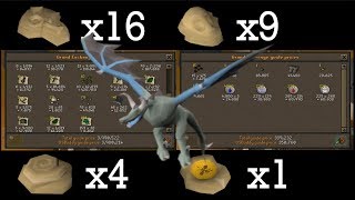 Loot from 500 Taloned Wyverns fossil island  OSRS [upl. by Waverly947]