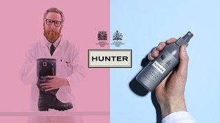 Hunter HowTo How To Clean Your Hunter Boots [upl. by Eikcor169]