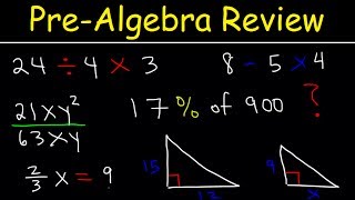 PreAlgebra  Basic Introduction [upl. by Neukam]