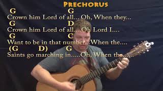 When the Saints Go Marching In Hymn Guitar Cover in G with ChordsLyrics  Munson [upl. by Michell]