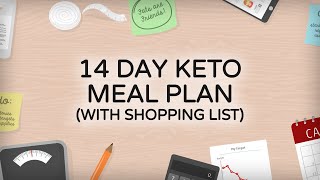 14Day Keto Diet Meal Plan with Shopping List [upl. by Asila]