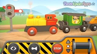 BRIO World Eisenbahn  App für Kinder  iPad iPhone Android [upl. by Nibbor]