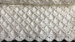 Easy crochet baby blanketcraft amp crochet blanket pattern 2892 [upl. by Doreen275]