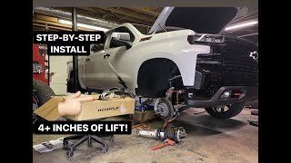 ReadyLIFT SST Lift Kit INSTALL  2021 Silverado Trail boss [upl. by Nowell]