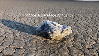 Moving Stones of Racetrack Playa Death Valley  Time Lapse Recording [upl. by Darelle]