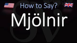 How to Pronounce Mjölnir CORRECTLY Thors Hammer Name Pronunciation [upl. by Zerline]