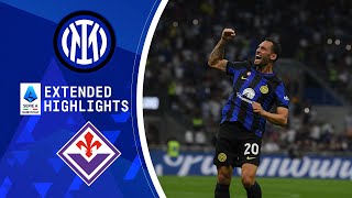 Inter vs Fiorentina  Extended Highlights  Serie A  CBS Sports Golazo [upl. by Aihsenet]