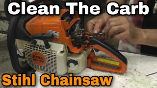 How To Clean The Carburetor On A Stihl Chainsaw A Complete Guide [upl. by Hamian945]