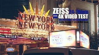 Sony Zeiss Vario Tessar T FE 2470mm f40 ZA OSS Lens 4K Video Test Shot it in Las Vegas [upl. by Tasiana]