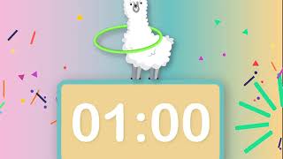 ⏱ 1 Minute Countdown Timer with Music ⏱ 1 Minuto Cuenta regresiva con música  LABOT [upl. by Chen]