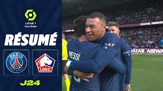 PARIS SAINTGERMAIN  LOSC LILLE 4  3  Résumé  PSG  LOSC  20222023 [upl. by Fiedler]