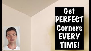 THE SECRET TO PERFECT INSIDE CORNERS 3way corners [upl. by Yren]