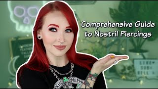 Comprehensive Guide to Nostril Piercings [upl. by Sartin]