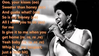 RESPECT Aretha Franklinwith Lyrics [upl. by Etka]