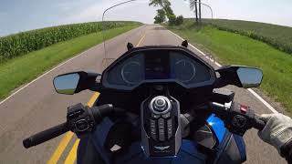 2018 Honda Gold Wing DCT ride review [upl. by Courcy]