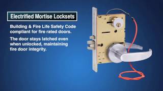 7800 Selectric® Electric Mortise Lock Electrified Features Demo [upl. by Bui]