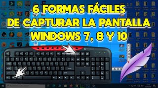 💻 Cómo Hacer CAPTURA DE PANTALLA en PC  6 Formas para Hacer SCREENSHOT en PC  Windows 7 8 y 10 ✅ [upl. by Antonia]