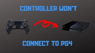 PS4 Controller Wont Connect  How to Fix [upl. by Chelsie435]