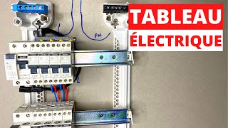 TABLEAU ÉLECTRIQUE CÂBLAGE FACILE [upl. by Cyrillus]