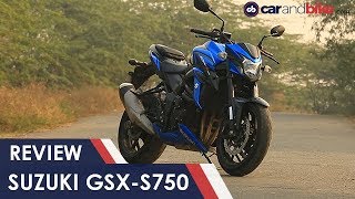 Suzuki GSXS750 Review  NDTV carandbike [upl. by Hamlen]