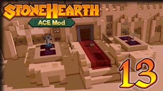 The Keep is Enclosed – StoneHearth 11  ACE Gameplay – Lets Play Part 13 [upl. by Burner]