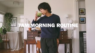 7am morning routine  peaceful amp productive [upl. by Maggi]